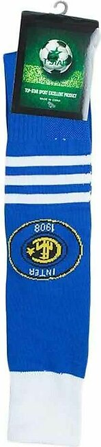Football Club Sports Winter Men's Socks Blue