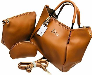 Women's Dior Brown Leather Handbag