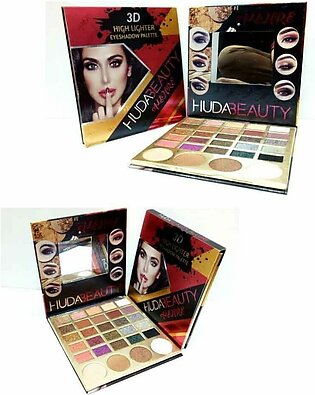 Huda Beauty 3D Highlighter & Eye Shadow Palette