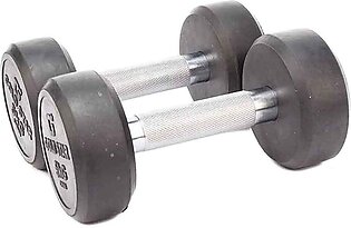 Sports City Gym Solution Gold Star Rubber Coated Dumbell 5KG pair