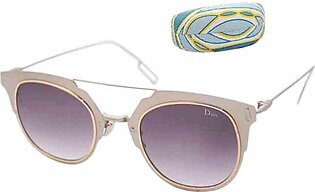 Dior Gray Frame Sunglasses