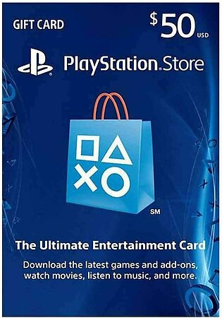 Sony PS Store Gift $ 50 Card PS Vita