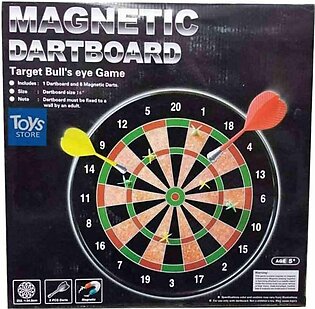 Multicolour Magnetic Dart Board - 16"
