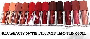 Huda Beauty Matte Discover Tempt Lip Gloss 12 Pcs