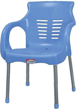 Super Steel Plastic Chair Blue