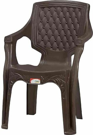 Techno Plastic Chair Dark Brown C-616