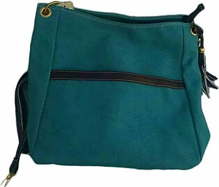 Sea Green Women's Leather Bag