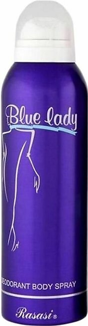 Women's Blue Lady Deodorant Body Spray