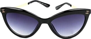 Cat Eye Women Sunglasses Black