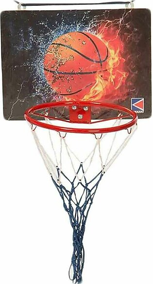 Sports City Sportica Basket Ball Ring Net & Board For Kids Multicolor