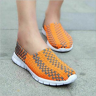 Women's Orange Sports Shoes