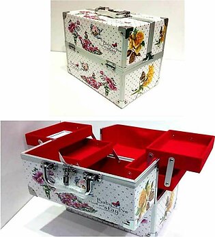 Floral Print Ladies Makeup Box