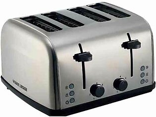 Black & Decker 4 Slice Stainless Steel Toaster ET304