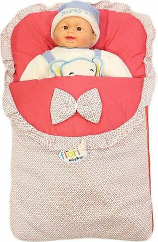 Baby Carry Nest Pink With White