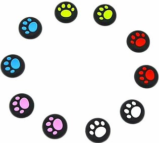 Yueton Pack of 5 Replacement Cat Pad Style Analog Controller Joystick Thumb Stick Grip Cap PlayStation 4