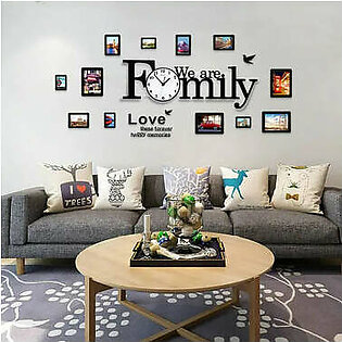90x35 Inches Big Family Frames Clock
