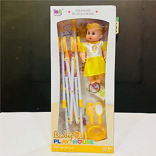 Baby Play House Doll With Walker