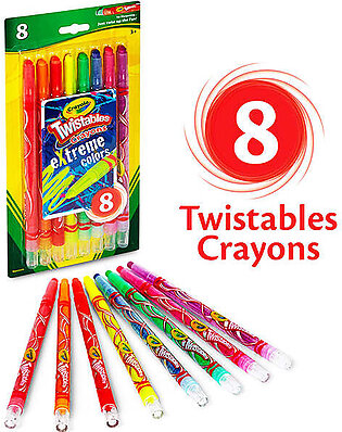 Crayola Twistables Crayons, Neon Colors, 8/Pkg,