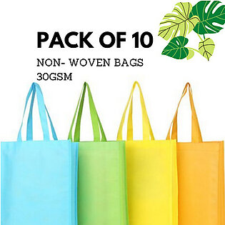 Non Woven Bag-Pack of 10 (30GSM)