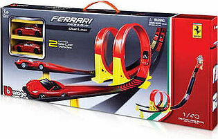 Bburago 1:43 Ferrari Race and Play Dual Loop
