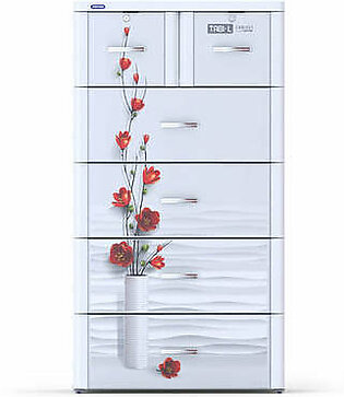 Floral Flower Themed 5 Layer Wardrobe