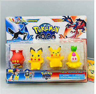 Pokemon Characters Pack of 4 Pieces