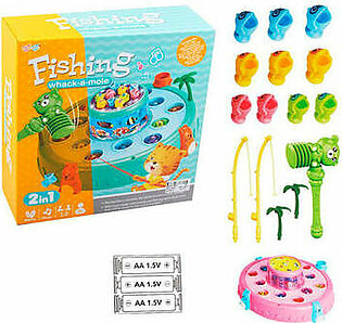2-in-1 Whaack-a Mole Fishing Game