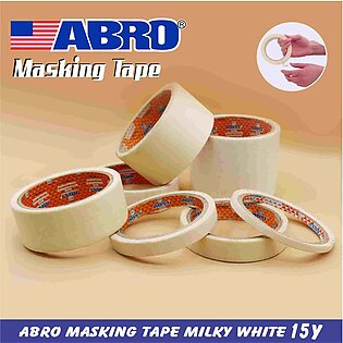Abro Masking Tape Milky White 15y