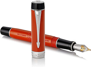 Parker Duofold Centennial Fountain Pen, Classic Big Red Vintage