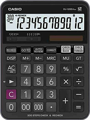 Casio Original Desktop Calculator Dj-120 Plus