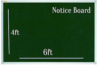Notice Board 4X6 - Green (Delivery Lahore Only Available)