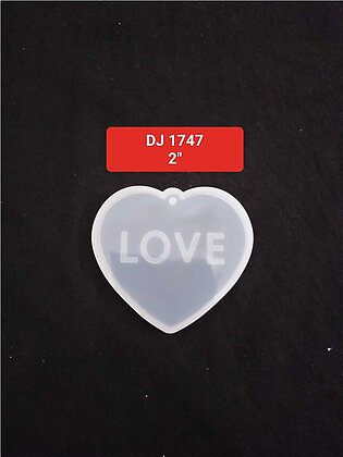 Silicone Keychain Heart Shape Silicone Molds