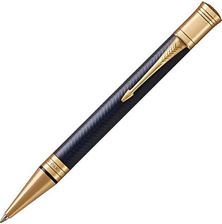 Parker Duofold Prestige Blue Chevron GT Ballpoint Pen