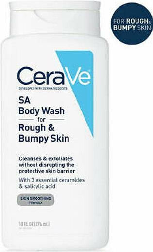Cerave Sa Body Wash For Rough & Bumpy Skin 296Ml