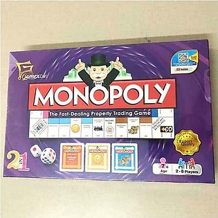 Monopoly Board Pulse Ludo 2 in 1 Game