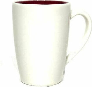 Tea/Coffee Mug Ivory & Magentha