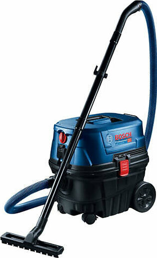 Bosch Vacuum Cleaner, 25L, 1250W, 6kg, Wheel Mounted, 9Kg, Hepa Filter, Wet & Dry