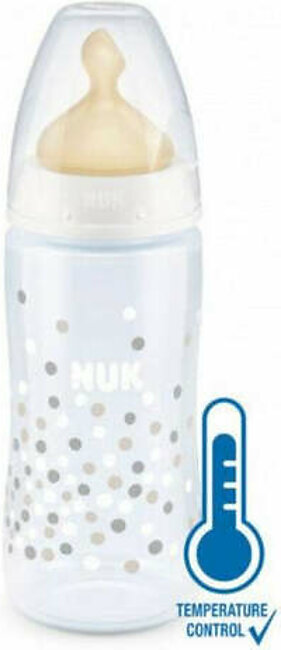 Nuk Bottle 300ml Latex 0-6m Temperature Indicator