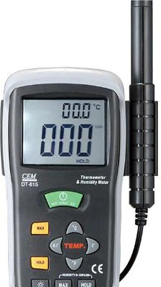 CEM ST-625 Temperature and Humidity Meter