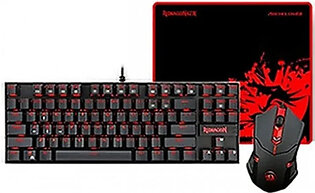 Redragon K552-BA 3 in 1 Combo Gaming Keyboard Mouse & Pad