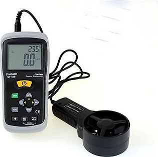 ST-619 Digital CFM Thermometer Anemometer
