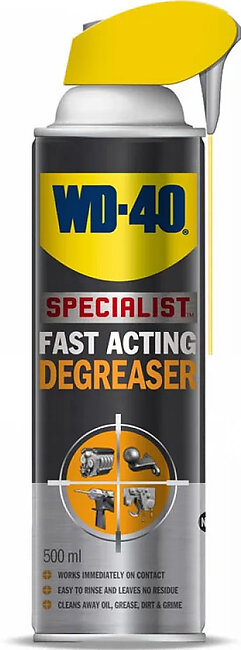 WD-40 230409 500ml Lubricant Engine Degreaser With Smart Straw