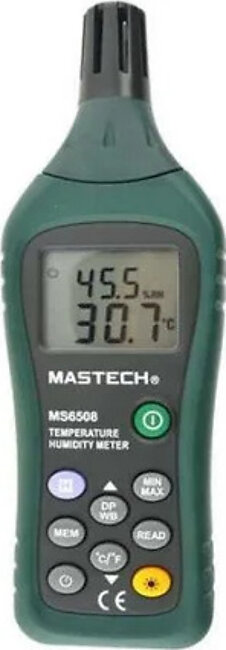 Mastech MS6508 Digital Hygrometer Temperature Humidity Meter