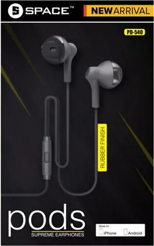 SPACE PD-540 PODS Supreme Earphone