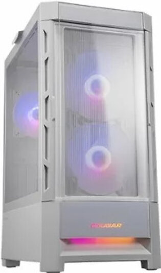 Cougar Duoface RGB Case with 3 ARGB Fans (White)