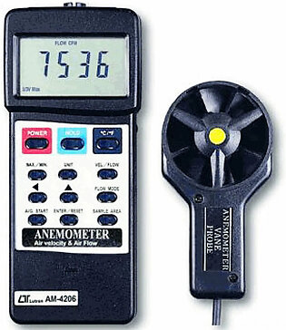 LUTRON AM-4206 Digital Portable Anemometer