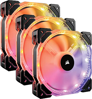 CORSAIR HD120 RGB LED High Performance PWM Fan (Pack of Three)