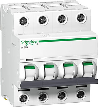 Schneider iC60 Miniature Circuit Breaker 4Pole 63A