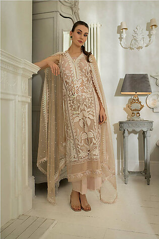Sobia Nazir Embroidered Luxury Lawn Unstitched 3Pc Suit D-12B