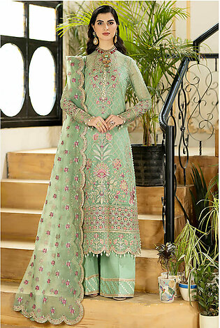Jhalak by Imrozia Premium Embroidered Chiffon 3Pc Suit I-183 JUSTAJOO